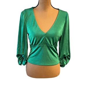 Moa Moa y2k Green top